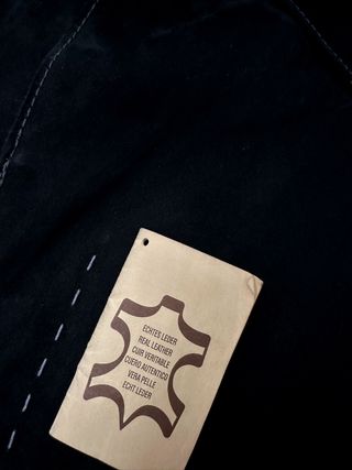 Abrigo chaqueta Gimo's piel de ante suede hombre