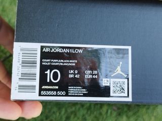 Nike Air Jordan 1 Low Court purple/negro -white