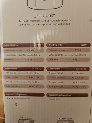 Home Cinema 5.1 CANTON Movie 70