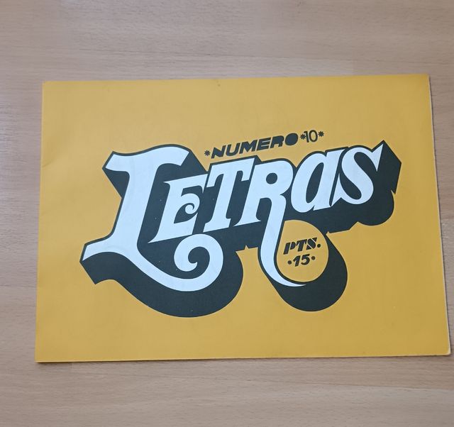 LETRAS labores del hogar. Vintage