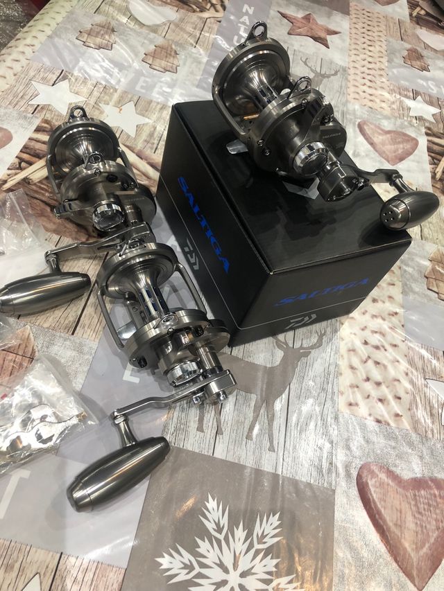 Carrete daiwa saltiga 60w brumeo y curricane