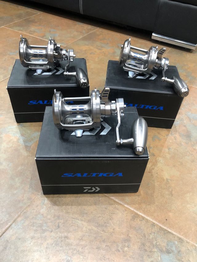 Carrete daiwa saltiga 60w brumeo y curricane