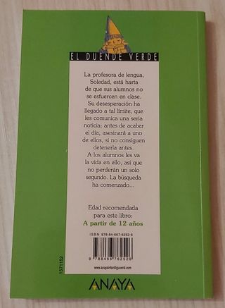 El asesinato de la profesora de lengua.