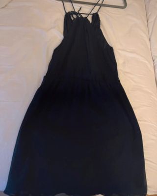 Vestido azul marino Zara
