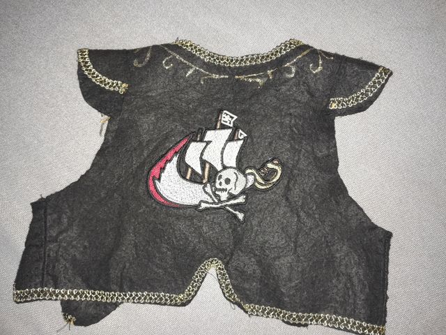 chaleco pirata 1 a 4 años