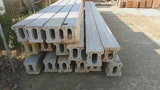 vigas dobles de hormigon para bases suelos