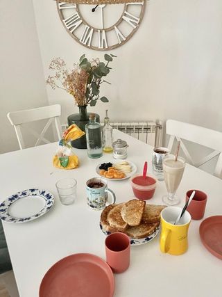 Mesa Comedor Extensible blanca