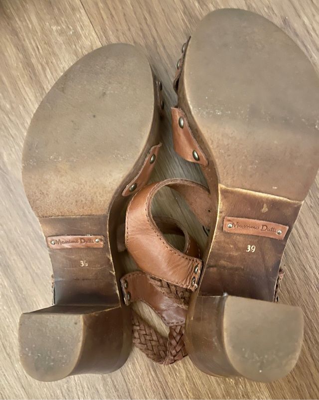 OFERTA Sandalias tacón Massimo Dutti