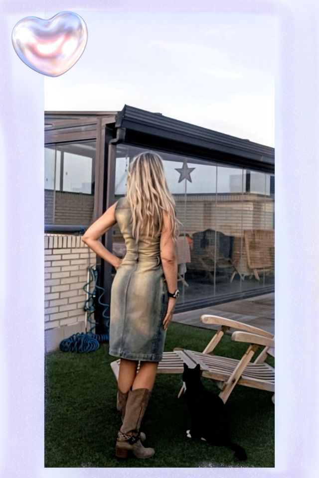 Vestido denim Massimo Dutti