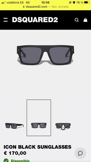 Gafas dsquared2 icon