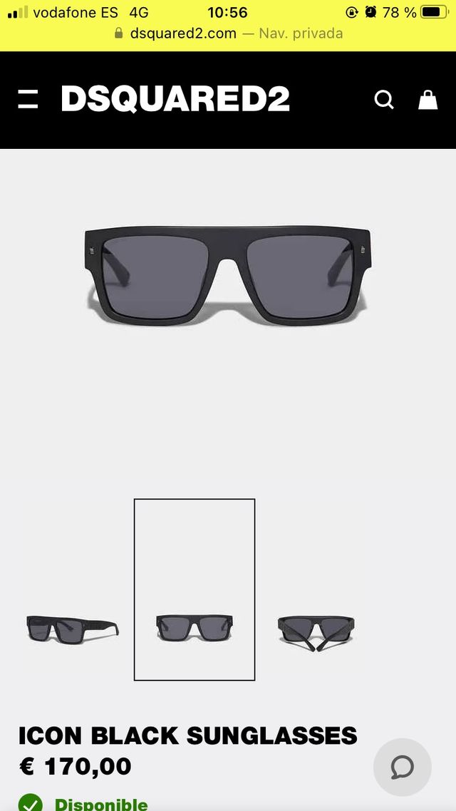 Gafas dsquared2 icon