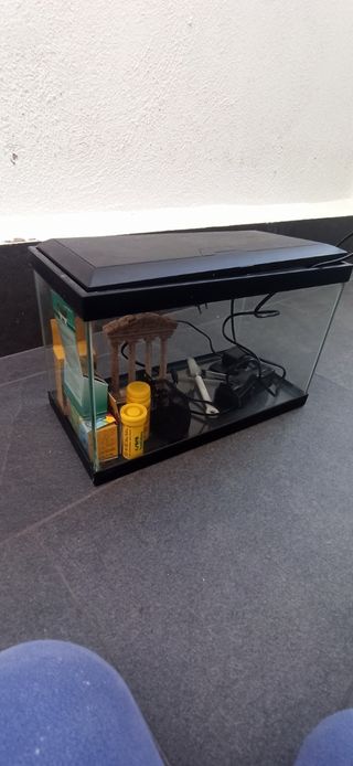 Acuario 25 litros con accesorios