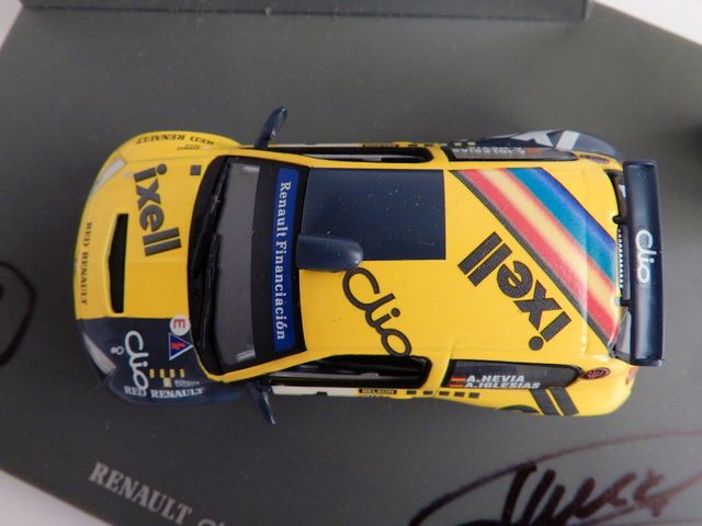 RENAULT CLIO 1600 HEVIA IGLESIAS 1:43 SET FIRMADO