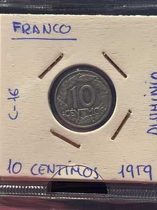 Moneda 10 céntimos 1959 Franco