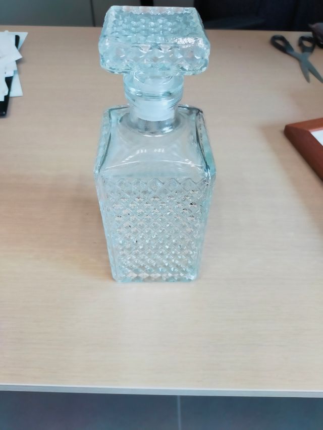 bottiglia per whisky in cristallo