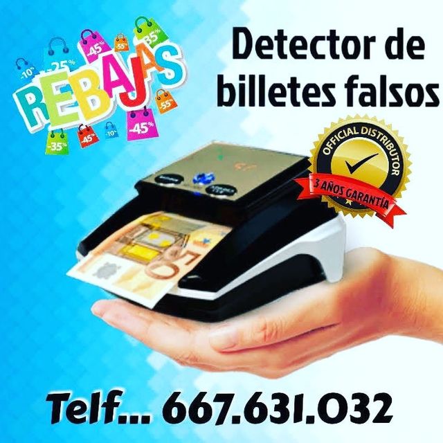 Oferta Detector de billetes falsos y contadoras 