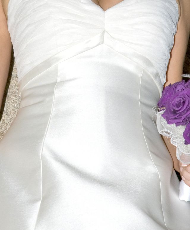 Vestido de novia corto