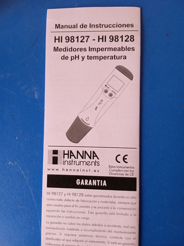 Medidor pH/temperatura HANNA  HI98127