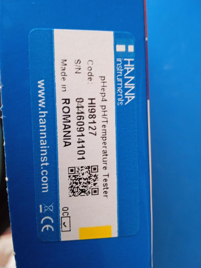 Medidor pH/temperatura HANNA  HI98127