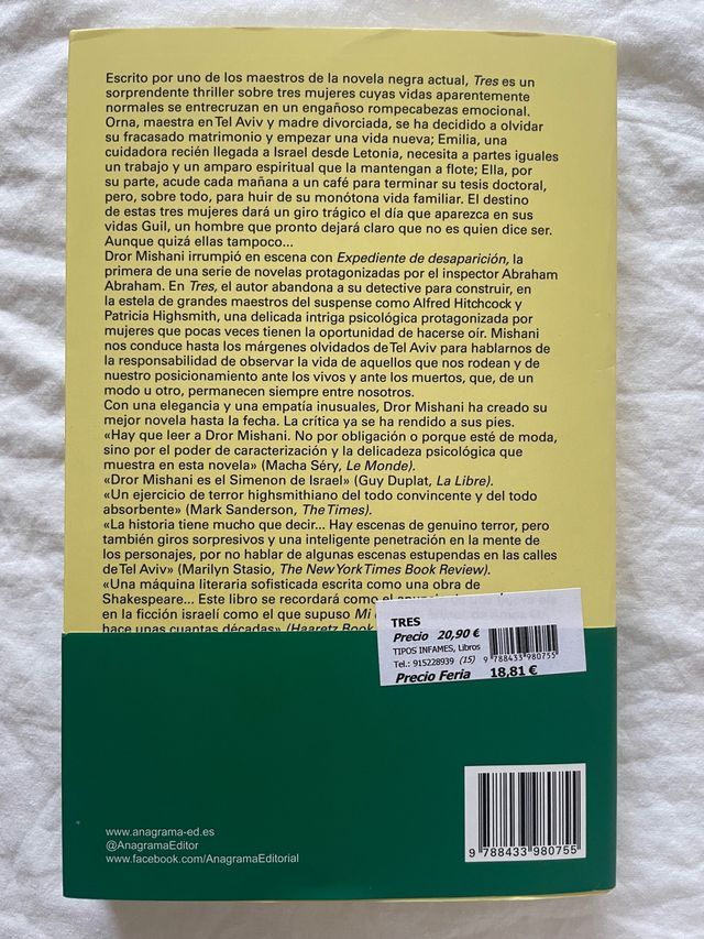 TRES de Dror Mishani