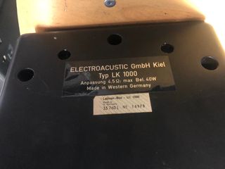 Altavoces Electroacústic LK1000 Vintage