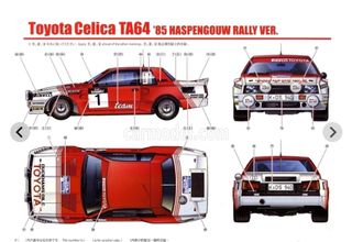 1/24 MAQUETA TOYOTA TA 64 ( 2 VERSIONES + CALCAS)