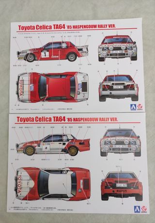 1/24 MAQUETA TOYOTA TA 64 ( 2 VERSIONES + CALCAS)