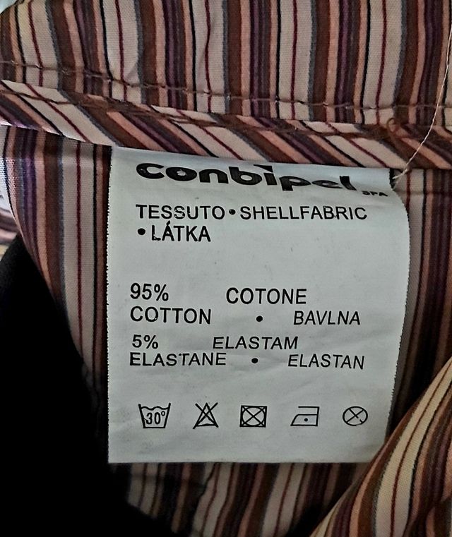 Pantalone in velluto nero Conbipel