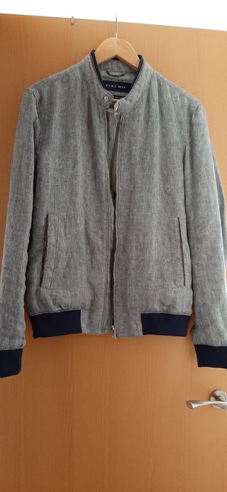 Cazadora / chaqueta lino Zara