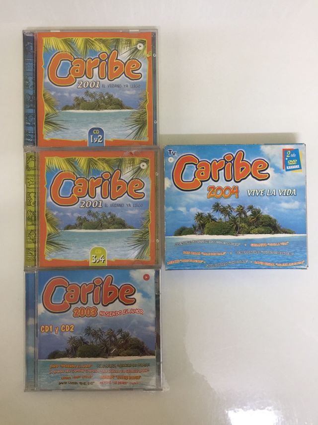 Lote caribe contiene 8 Cds y un DVD 