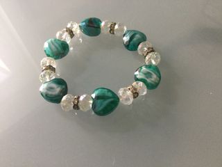 Braccialetto pietre dure e Swarovski