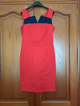 conjunto vestido y chaqueta