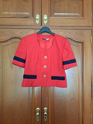 conjunto vestido y chaqueta