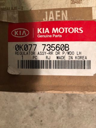 Elevalunas kia sportage 