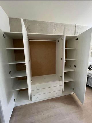 OFERTA! Armarios 4 puertas con estanterías NUEVOS