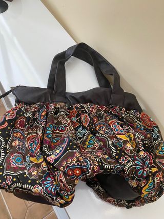 Bolso grande estampado