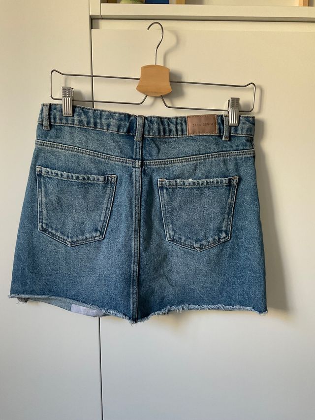 Falda vaquera Zara
