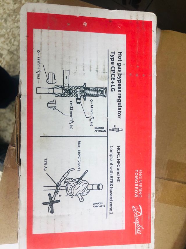 Válvula  by  pass  de  gas  caliente