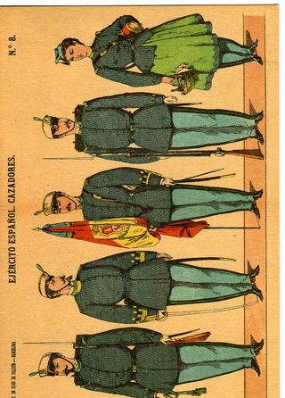 TARJETAS POSTALES -EJERCITO ESPAÑOL -747 DE 1500