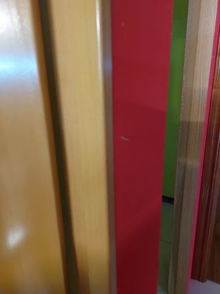 Puerta interior maciza color haya