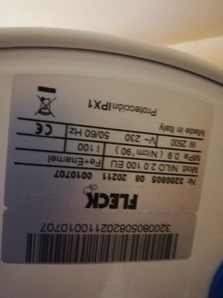 termos Eléctricos de 100 litros 