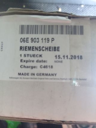 Polea Alternador. Nueva. grupo vw. ##