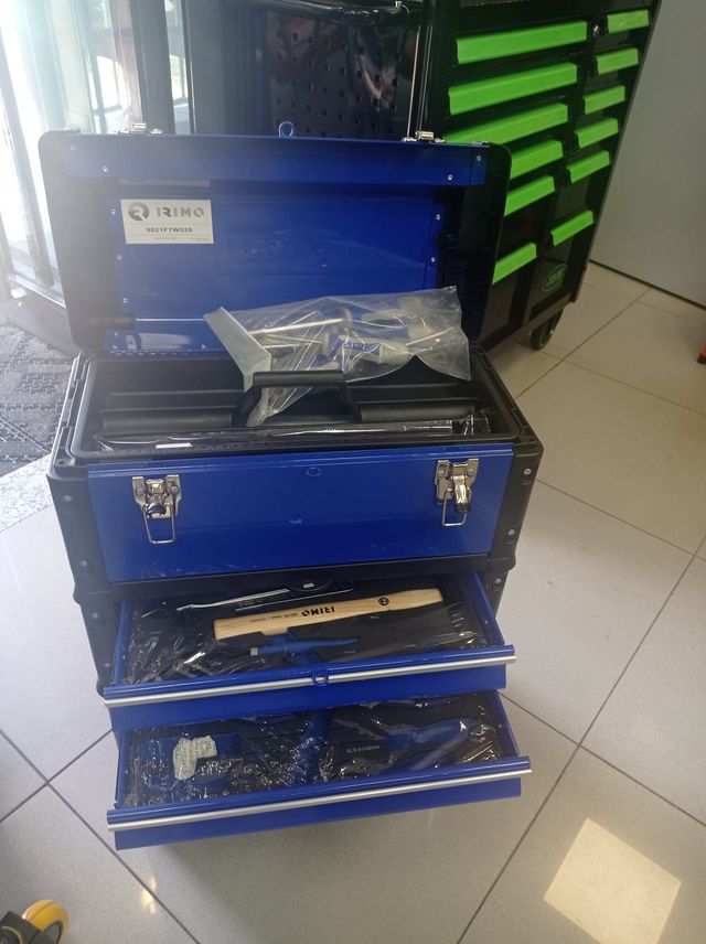 CARRO 3 CAJONES CON RUEDAS CON 60 HERRAMIEN. IRIMO