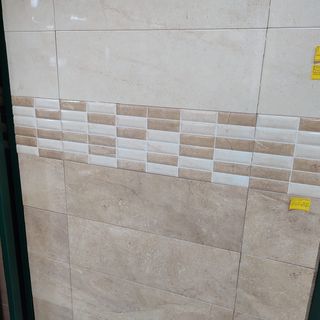 M2 azulejo 20 x 60 marfil brillo