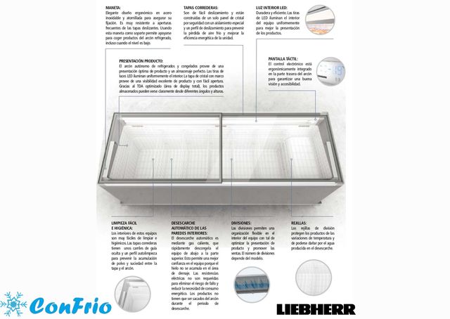 ISLA CONGELADOR MODELO SUPERMERCADO LIEBHERR