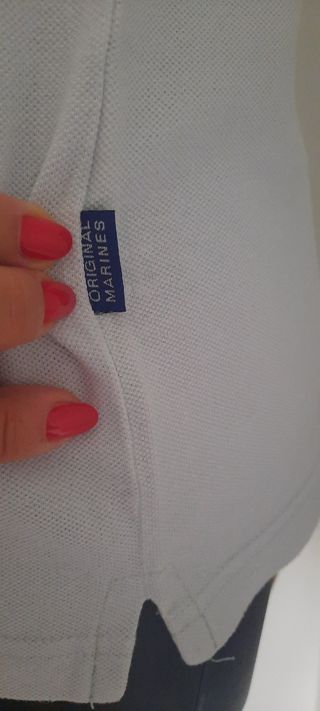 Maglietta Polo azzurro bambino/a Original Marines