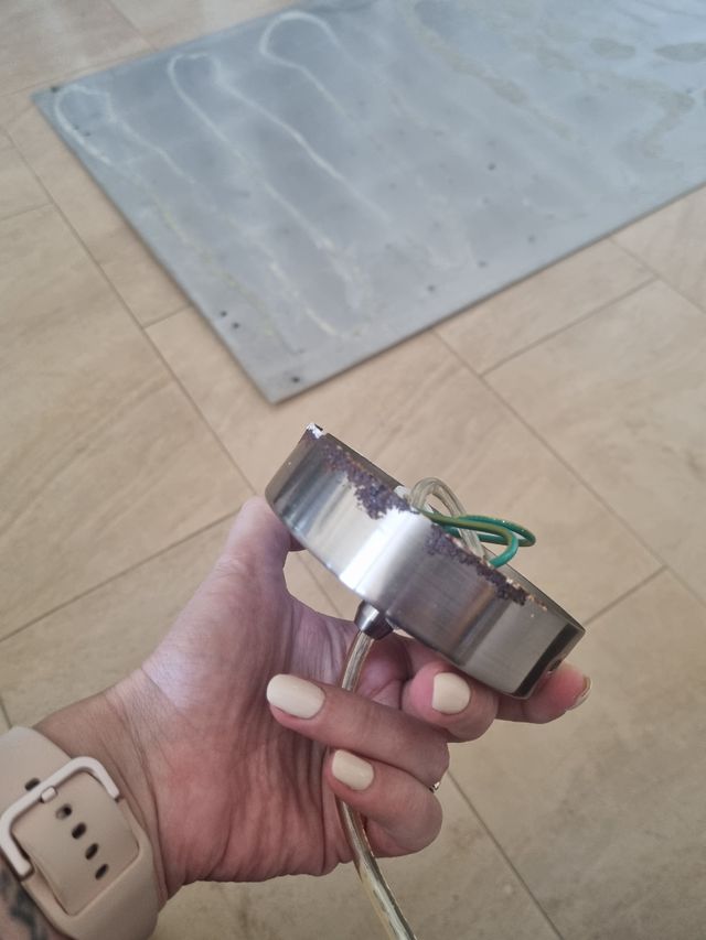 Lámpara de techo mosaico de cristales