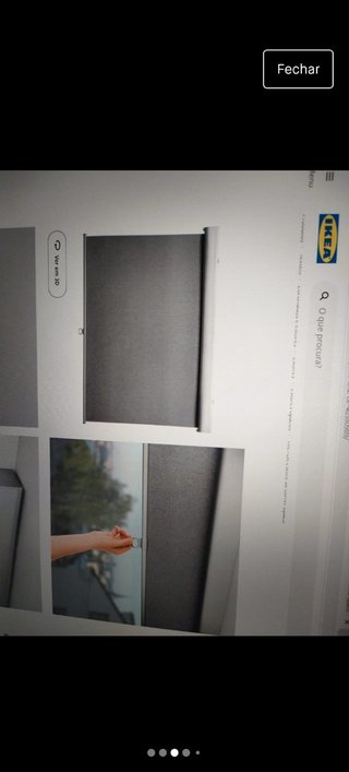 estores ikea azul claro