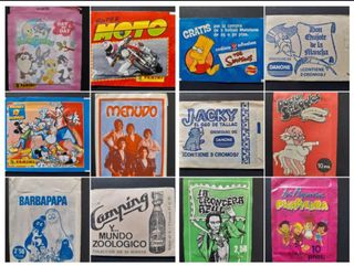 SOBRES DE CROMOS ANTIGUOS (1x5€, 5x20€, 10x30€)