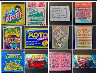 SOBRES DE CROMOS ANTIGUOS (1x5€, 5x20€, 10x30€)